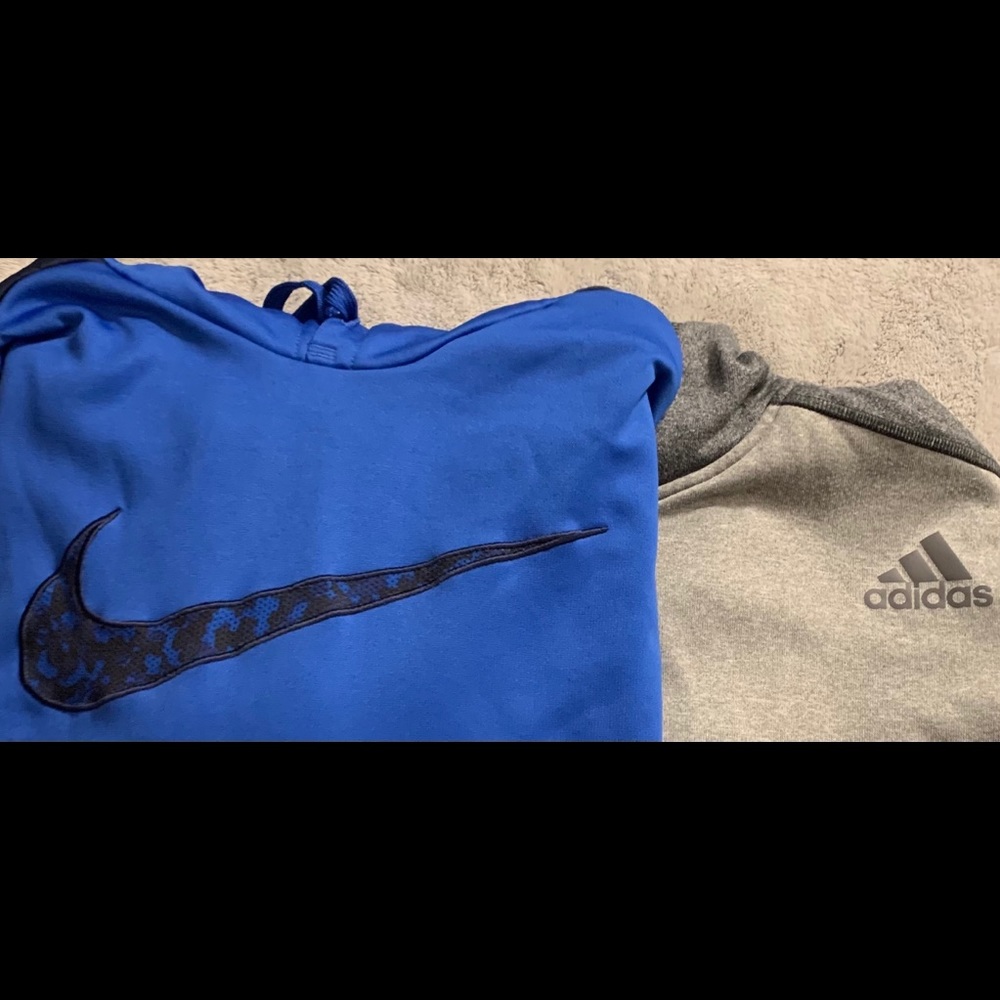 BUNDLE!! M, Adidas/Nike Hoodies Combo, EUC!